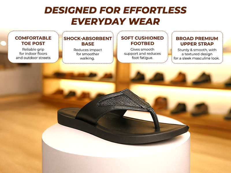 Slip-On Sandals For Men With Arch Support | TPG-3019 A+ Content