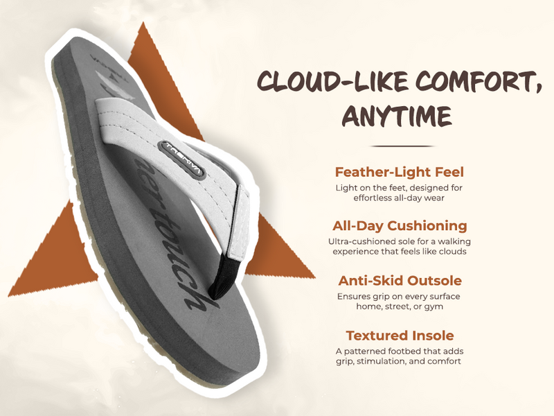 Feather Touch Ortho Comfort Slippers | TFG-1050 A+ Content
