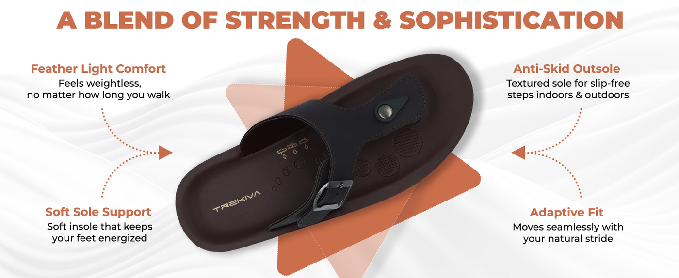 Men’s Open-Toe Sandals With Adjustable Straps | TPG-3033 A+ Content
