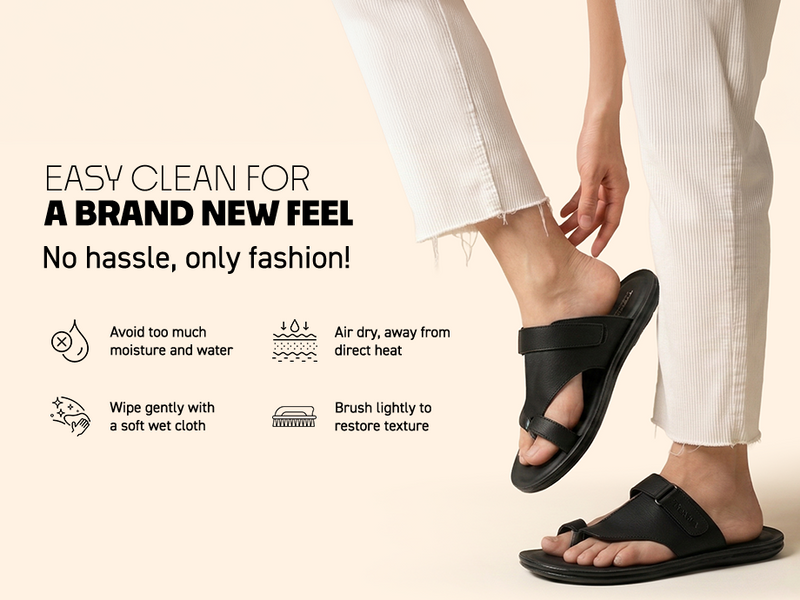 Men’s Open-Toe Sandals With Velcro Closure | TPG-3072 A+ Content