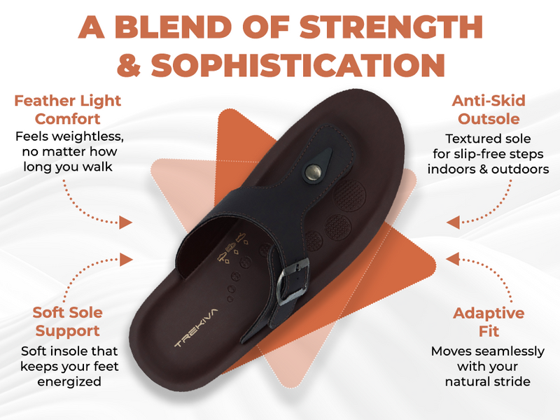 Men’s Open-Toe Sandals With Adjustable Straps | TPG-3033 A+ Content