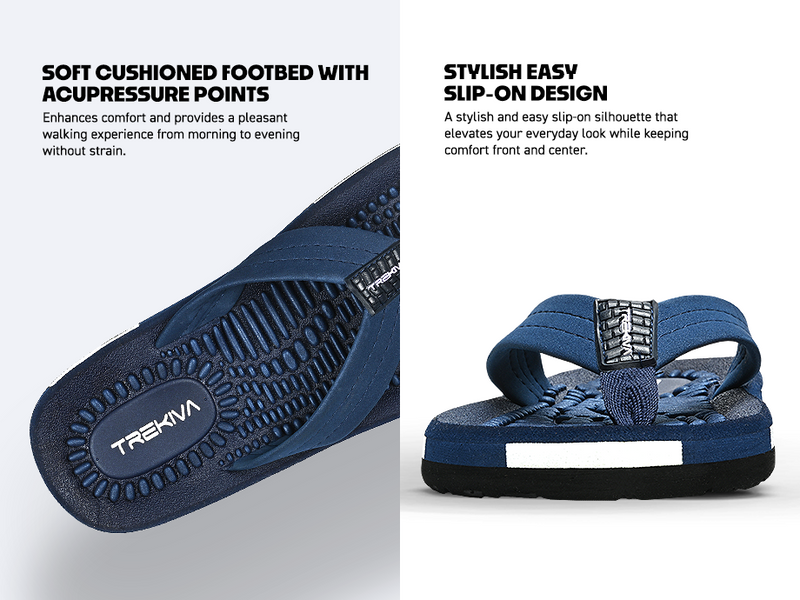 Ortho Flip Flops With Accupressure Points  | TFG-1051 A+ Content