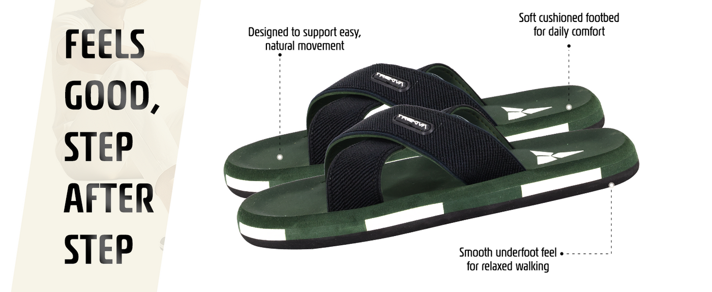 Ortho Flip-Flops With Criss Cross Straps | TFG-1059 A+ Content