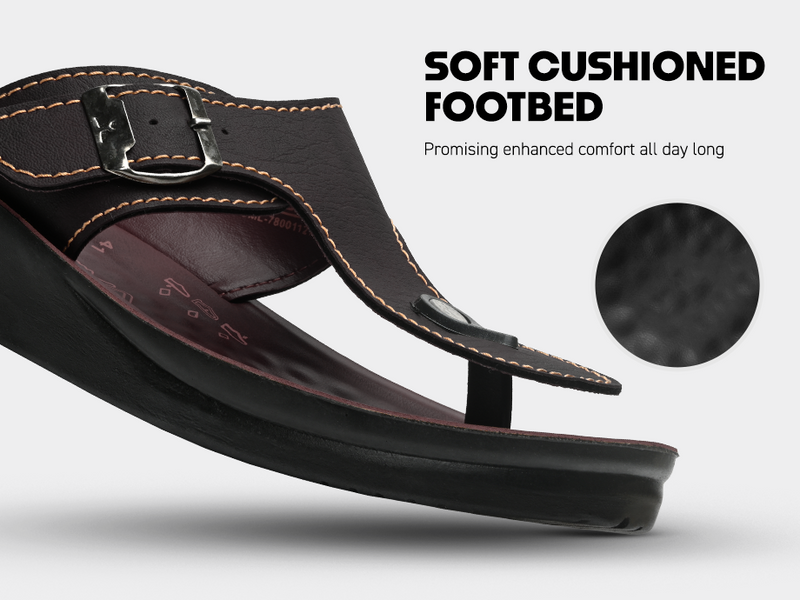 Men’s Open-Toe Sandals With Adjustable Buckle Closure | TPG-3037 A+ Content
