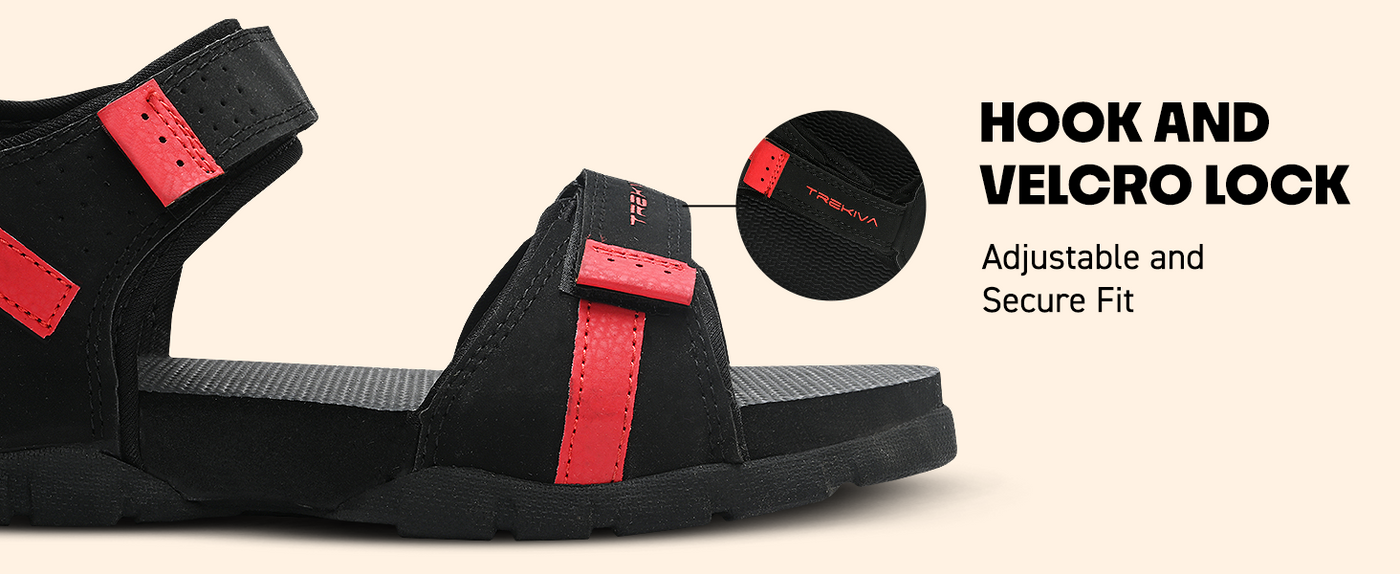 Men’s Sporty & Stylish Sandals With Velcro Straps | TSD-4003 A+ Content