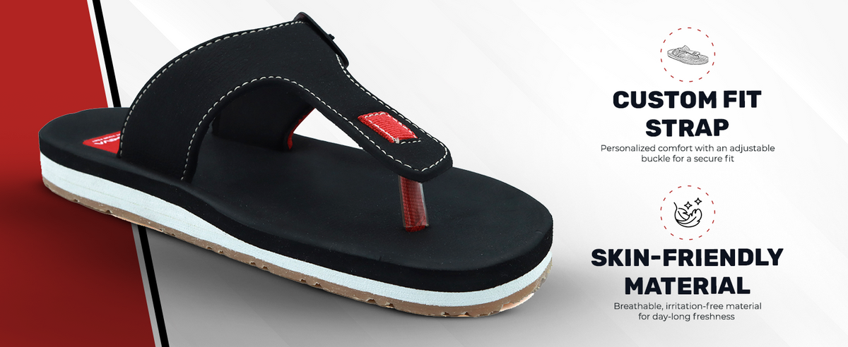 Everyday Slippers With Adjustable Buckle Closure | TR-T0101 A+ Content