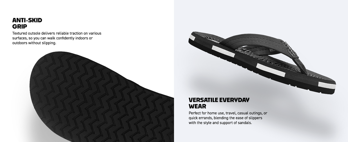 Ortho Flip Flops With Accupressure Points  | TFG-1051 A+ Content