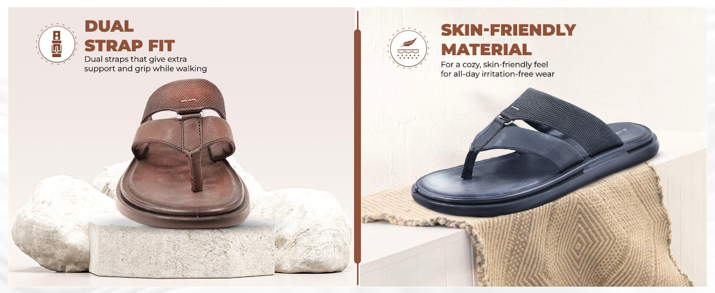 Men’s Slip-On Sandals With Arch Support | TPG-3001 A+ Content