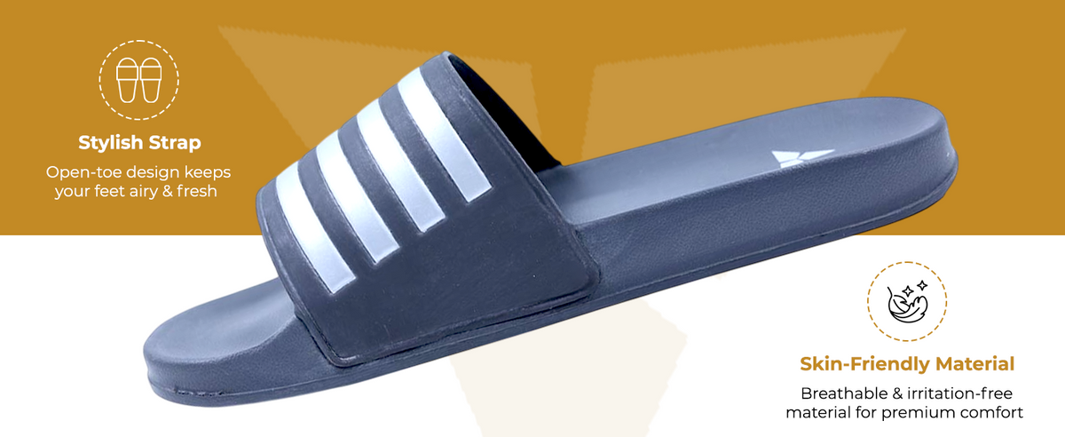 Comfort Unisex Slides With Soft & Flexible Footbed | TSG-2002 A+ Content