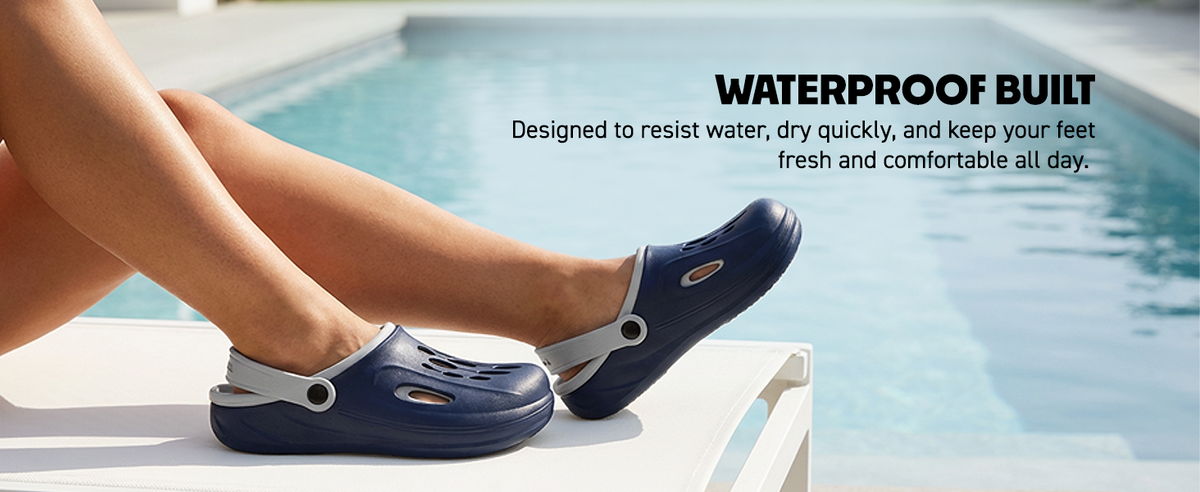 Breezy Waterproof Unisex Clogs | TCG-6004 A+ Content