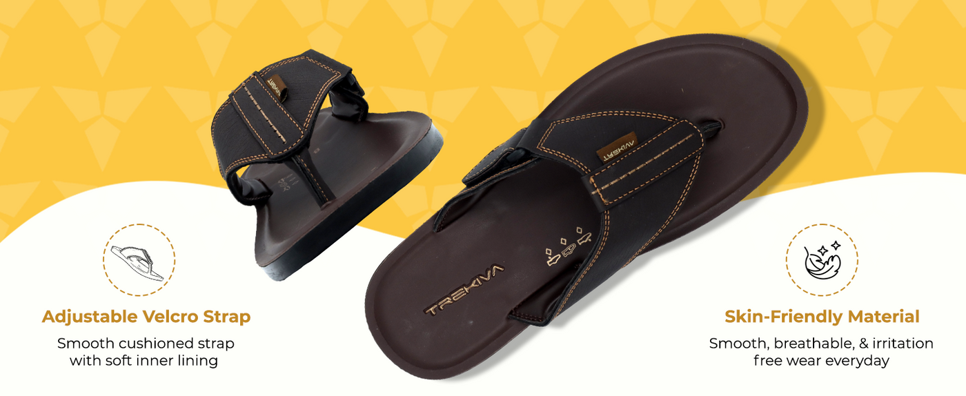 Men’s Slip-On Sandals With Arch Support | TPG-3044 A+ Content