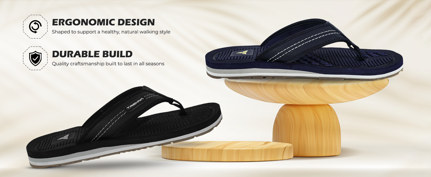 Ortho Comfort Slippers With Arch-Support | TFG-1056 A+ Content