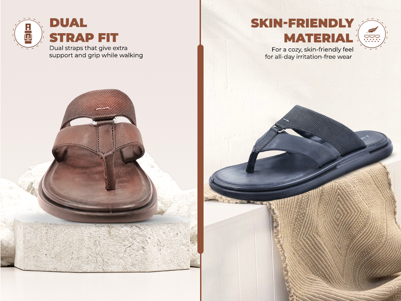 Men’s Slip-On Sandals With Arch Support | TPG-3001 A+ Content