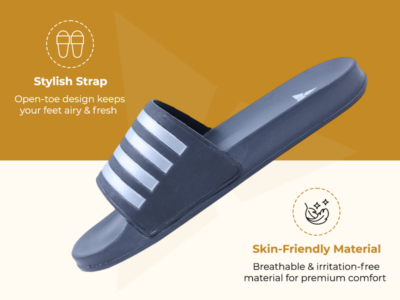 Comfort Unisex Slides With Soft & Flexible Footbed | TSG-2002 A+ Content