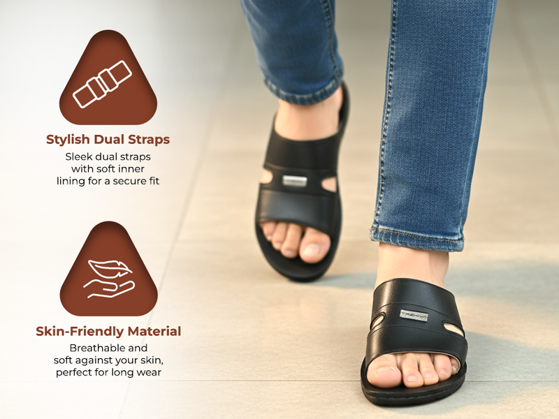 Men’s Everyday Slip-On Sandals With Arch Support | TPG-3038 A+ Content
