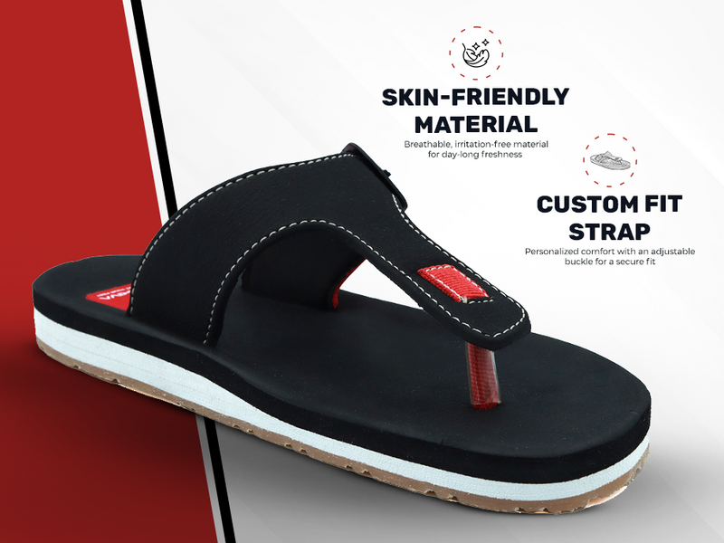 Everyday Slippers With Adjustable Buckle Closure | TR-T0101 A+ Content
