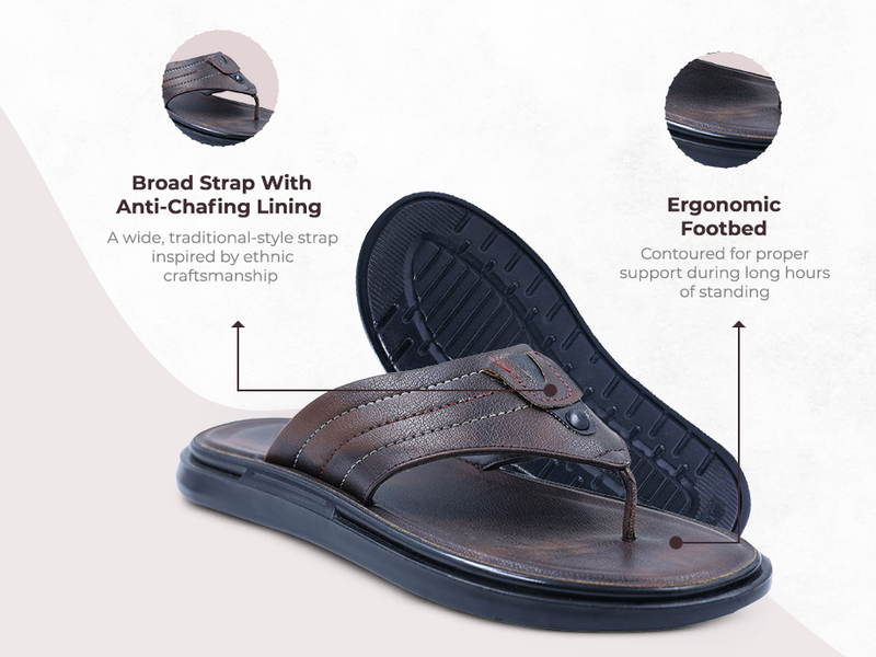 Slip-On Sandals For Men With Arch Support | TPG-3004 A+ Content