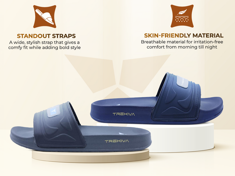 Comfort Unisex Slides With Soft & Flexible Footbed | TSG-2001 A+ Content