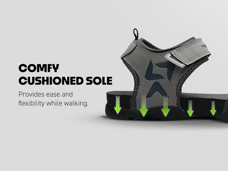 Men’s Sporty & Stylish Sandals With Velcro Straps | TSD-4002 A+ Content
