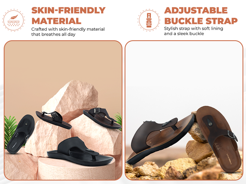 Men’s Open-Toe Sandals With Adjustable Straps | TPG-3033 A+ Content