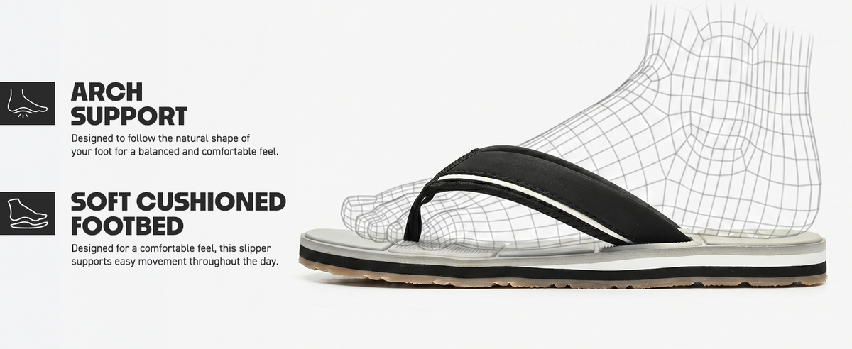 Everyday Ortho Comfort Indoor & Outdoor Slippers | TR-T0601 A+ Content