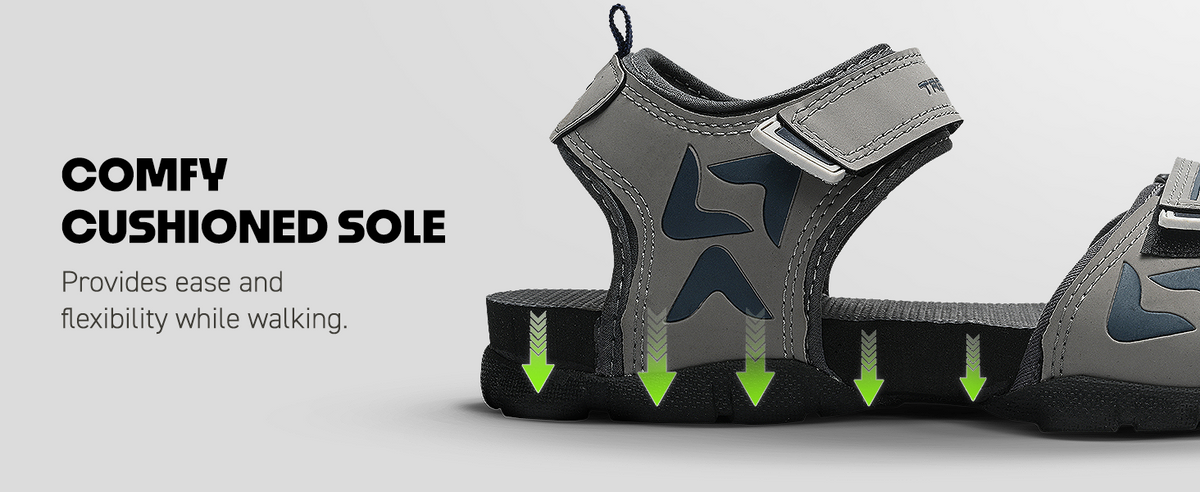 Men’s Sporty & Stylish Sandals With Velcro Straps | TSD-4002 A+ Content