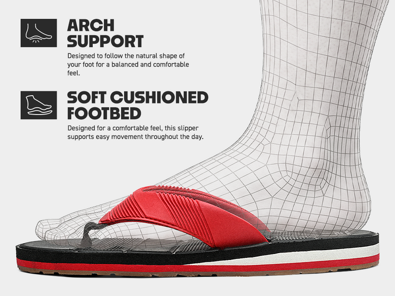 Slip-On Slippers With Cushioned Footbed  | TFG-1046 A+ Content