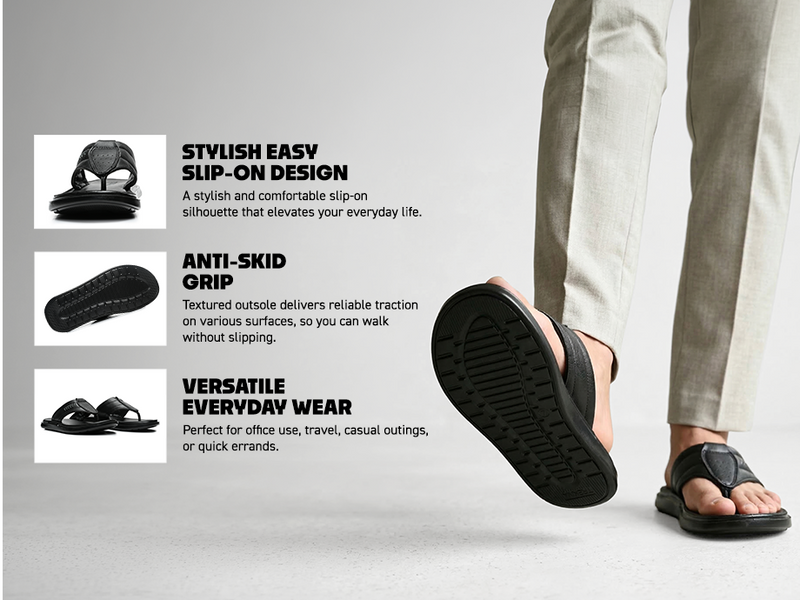 Men’s Slip-On Sandals With Arch Support | TPG-3006 A+ Content