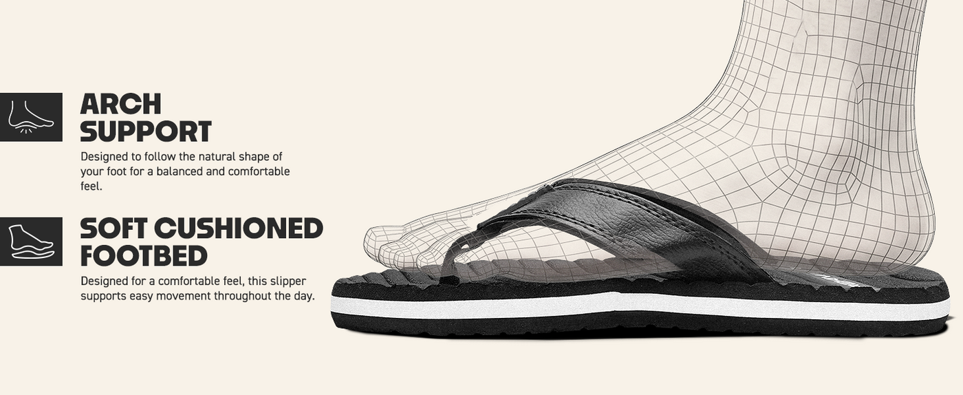 Everyday Slippers With Cushioned Footbed  | TFG-1053 A+ Content