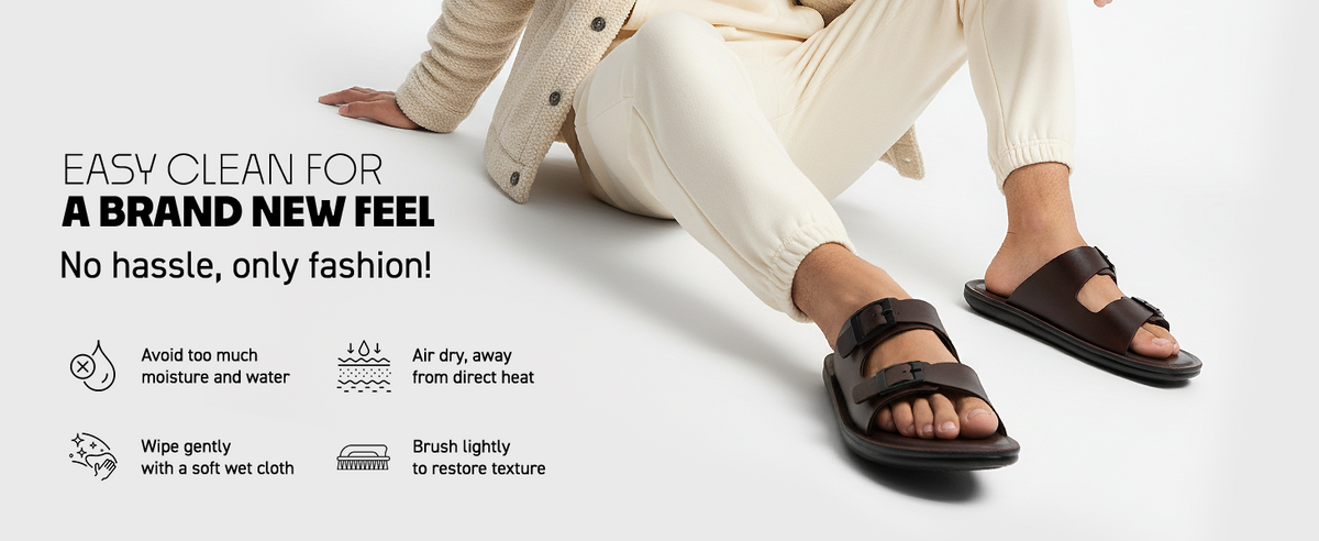Men’s Cross-Straps Sandals With Buckle Closure | TPG-3071 A+ Content
