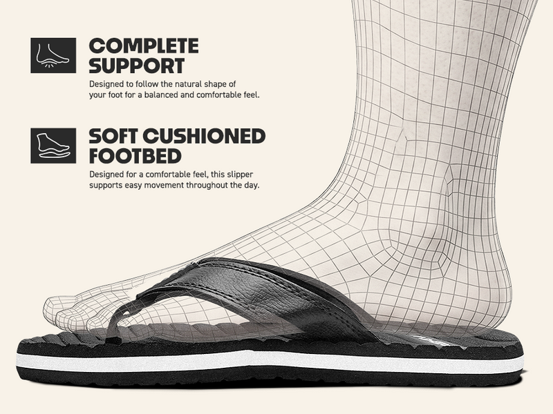 Everyday Slippers With Cushioned Footbed  | TFG-1053 A+ Content