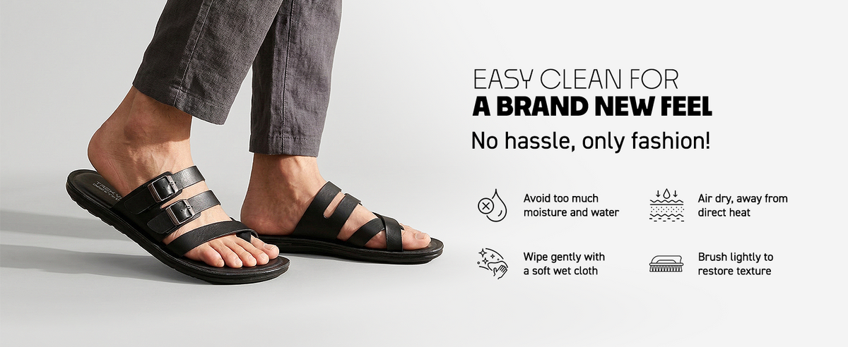 Men’s Stylish Open-Toe Sandals With Cross Straps | TPG-3070 A+ Content