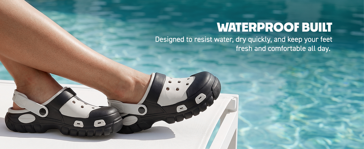 Breezy Waterproof Unisex Clogs | TCG-6005 A+ Content