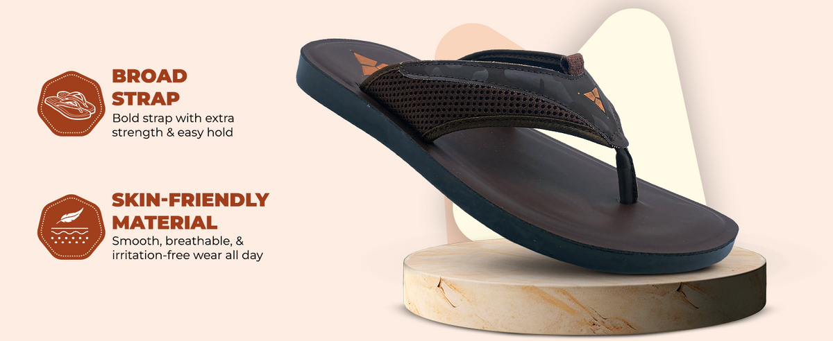 Classic Everyday Slippers With Arch Support | TPG-3027 A+ Content