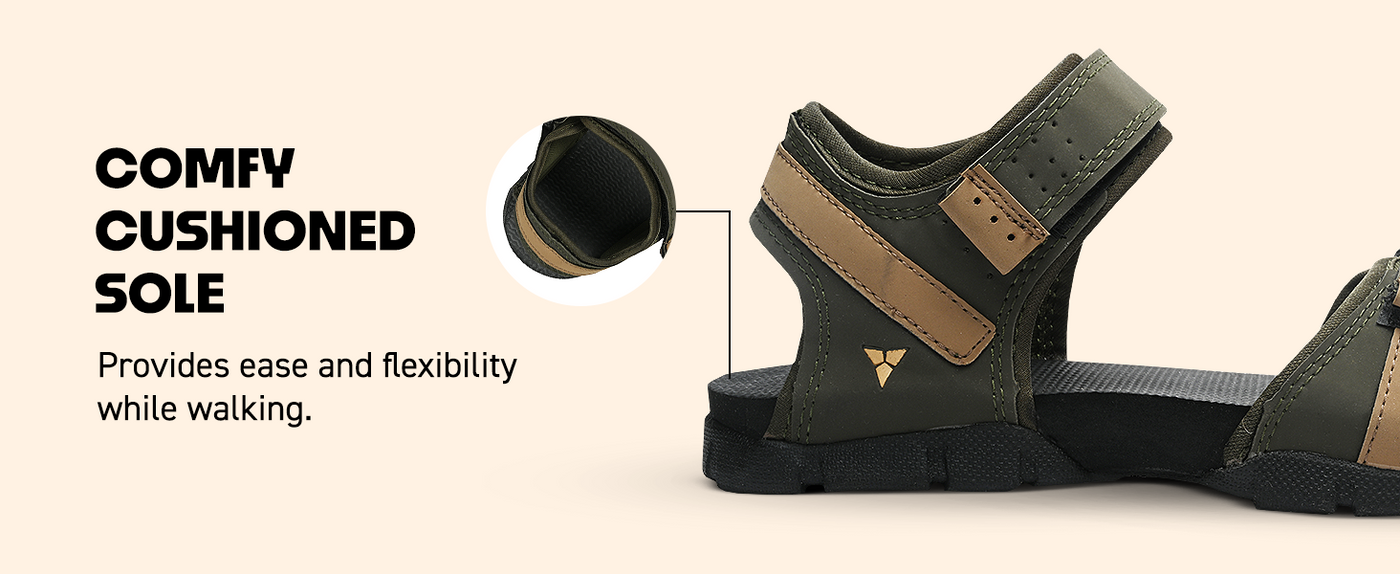 Men’s Sporty & Stylish Sandals With Velcro Straps | TSD-4003 A+ Content