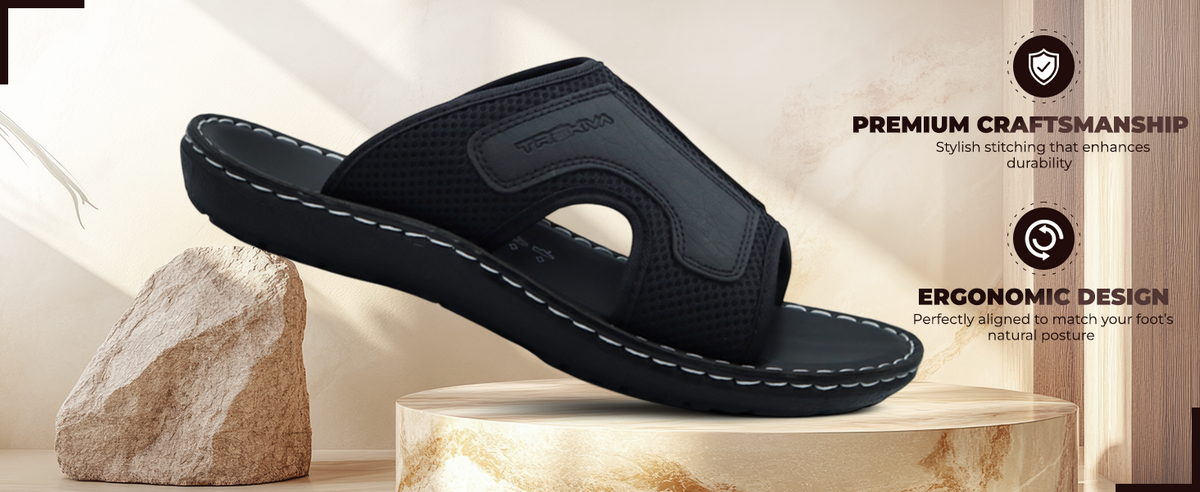 Men’s Breathable Mesh Top Slip-On Sandals | TPG-3048 A+ Content