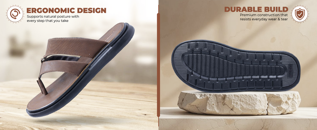 Men’s Slip-On Sandals With Arch Support | TPG-3001 A+ Content