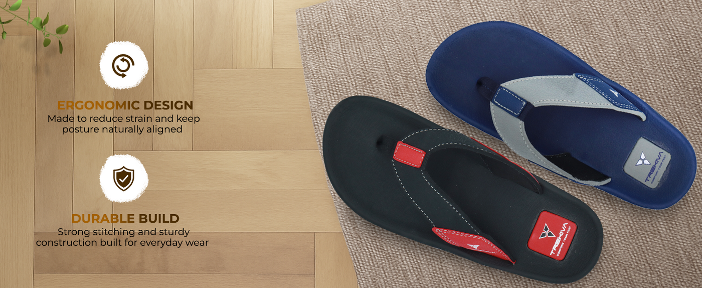 Everyday Ortho Comfort Indoor & Outdoor Slippers | TR-T0501 A+ Content