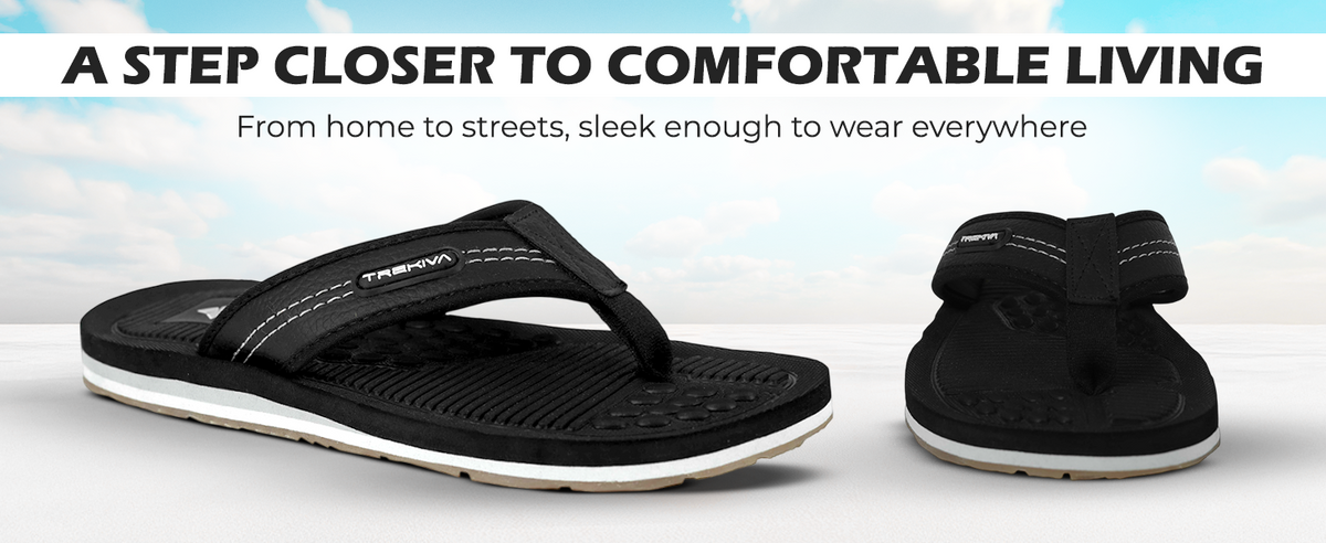 Ortho Comfort Slippers With Arch-Support | TFG-1056 A+ Content