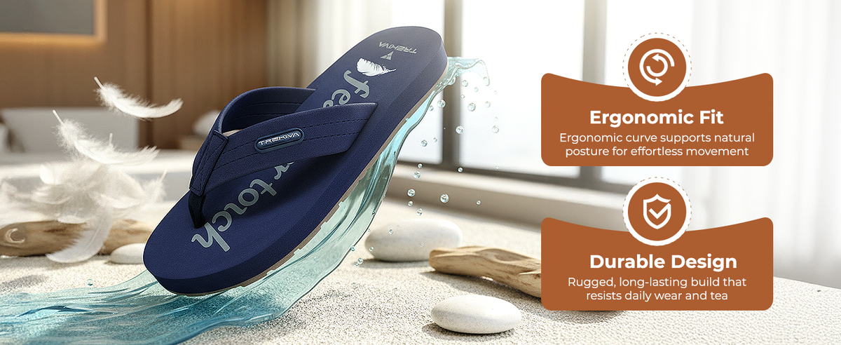 Feather Touch Ortho Comfort Slippers | TFG-1050 A+ Content