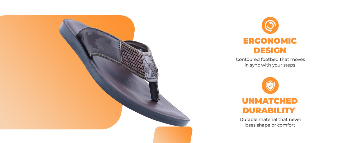 Classic Everyday Slippers With Arch Support | TPG-3026 A+ Content