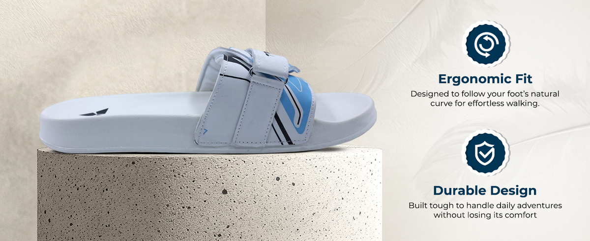 Comfort Unisex Slides With Soft & Flexible Footbed | TSG-2006 A+ Content