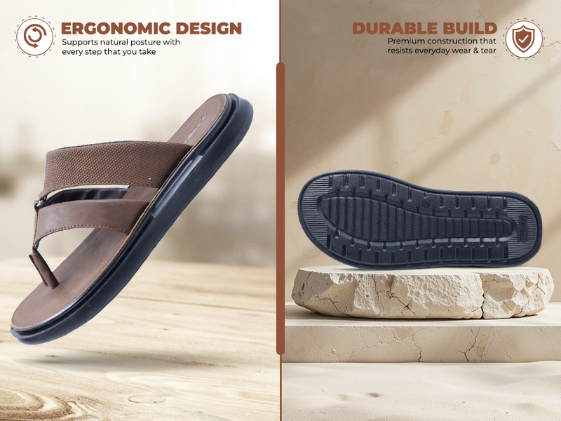 Men’s Slip-On Sandals With Arch Support | TPG-3001 A+ Content