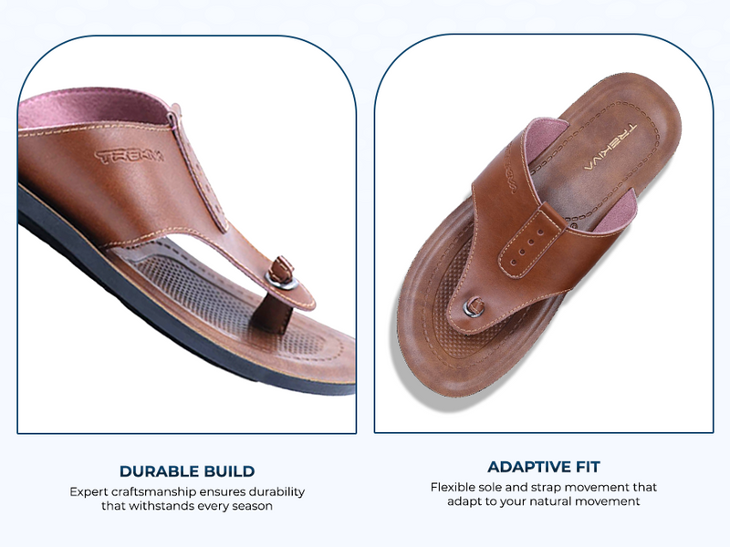 Men’s Everyday Slip-On Sandals With Arch Support & Cushioned Footbed  | TPG-3021 A+ Content