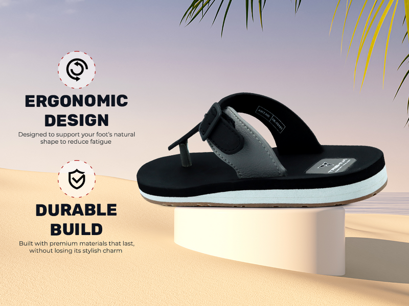 Everyday Slippers With Adjustable Buckle Closure | TR-T0101 A+ Content