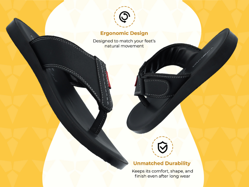 Men’s Slip-On Sandals With Arch Support | TPG-3044 A+ Content
