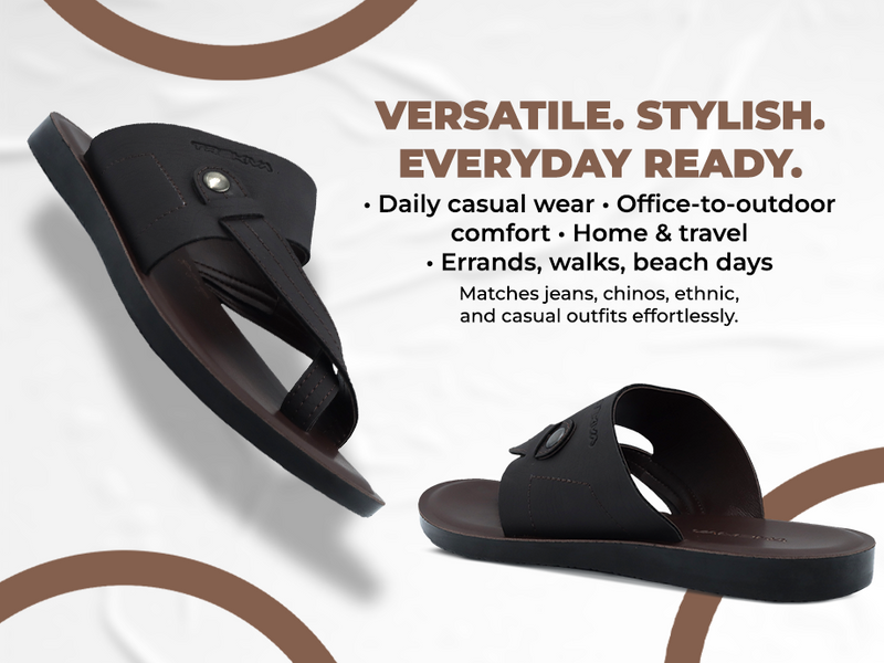 Men’s Open-Toe Sandals With Criss Cross Straps | TPG-3045 A+ Content