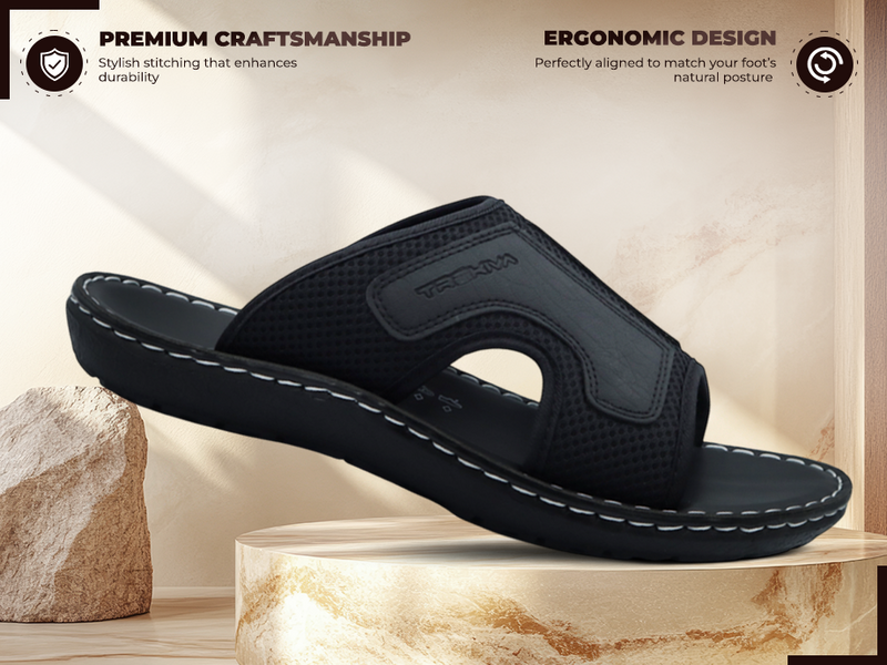 Men’s Breathable Mesh Top Slip-On Sandals | TPG-3048 A+ Content