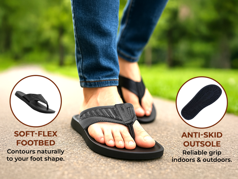 Slip-On Sandals For Men With Arch Support | TPG-3019 A+ Content
