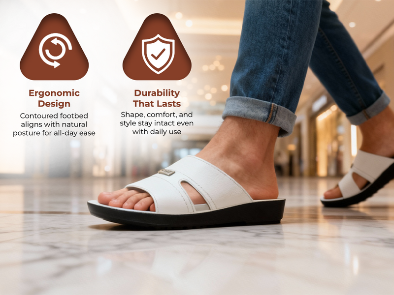 Men’s Everyday Slip-On Sandals With Arch Support | TPG-3038 A+ Content